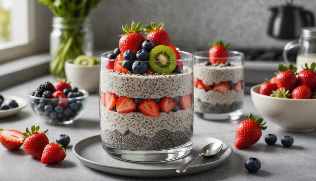 graines de chia dessert