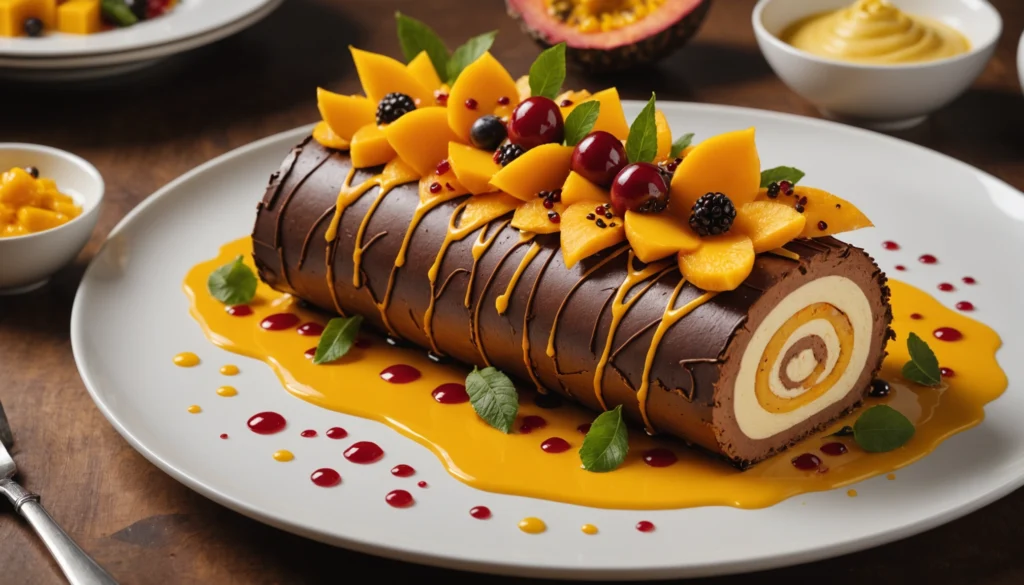 bûche mangue passion