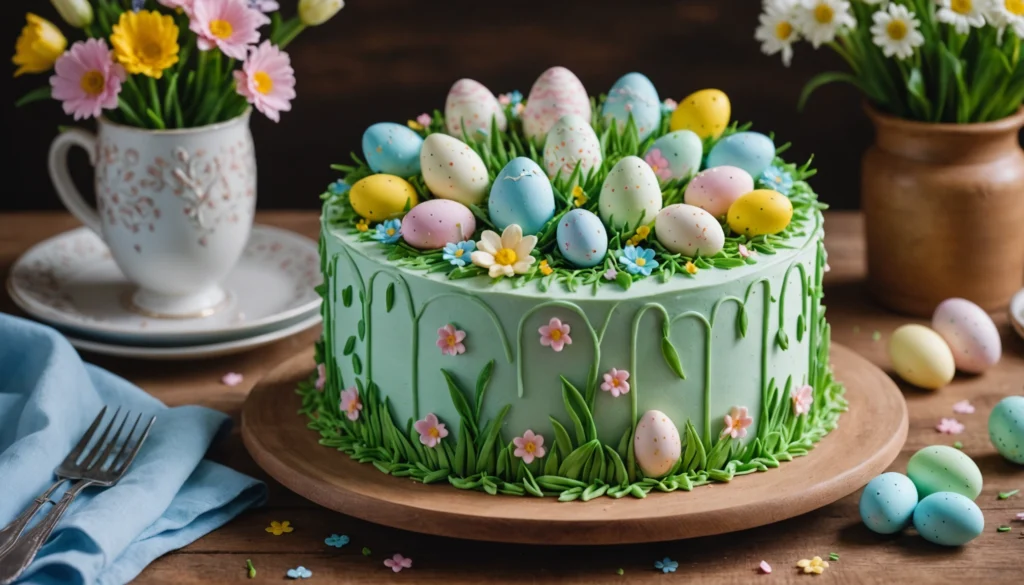 déco gâteau de pâques
