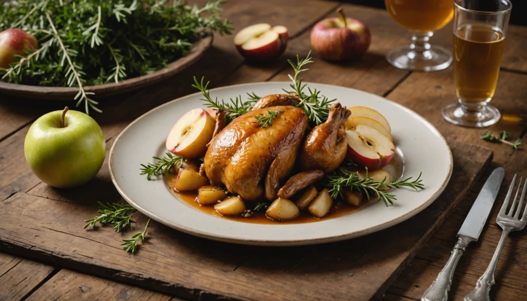 lapin au cidre et pommes